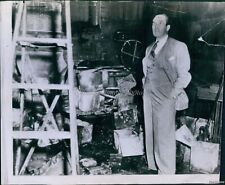 1943 Harold Lloyd Views Film Vault Nitrate Explosion Damage Movies Photo 7X9 picture