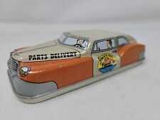Fossil JERRY'S AUTO PARTS DELIVERY Car Tin Box 5.75” No Watch 1991 Collectible picture