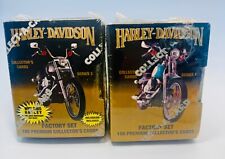 NOS VINTAGE 1992 Harley Davidson Collector Cards Series #2 #3 Factory Set Sealed picture