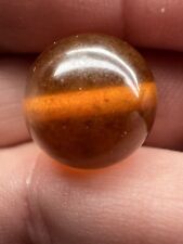 Antique European amber bead 15.3 x 15.5 mm round bead Heirloom Collectible RARE picture