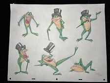 LOONEY TUNES Animation Cel art Model Sheet VIRGIL ROSS Michigan J. Frog X3 picture