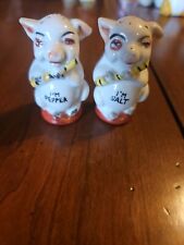 Little Pigs salt and pepper shakers vintage japan animals picture