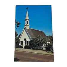 Postcard Mystic Seaport Chapel Mystic Connecticut Vintage A545 picture