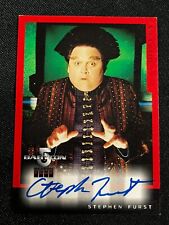 1997 Skybox Babylon 5 Stephen Furst Vir Cotto A3 Autograph card AA picture