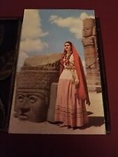 Tula Mexico, Vintage Postcard, Hidalgo-Tula Archeological Site Posted 1960's picture