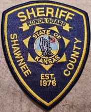 KS Shawnee County Kansas Honor Guard Sheriff Shoulder Patch picture