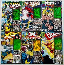 X-Men Fatal Attractions FULL SET Parts 1-6 ~ X-Men 25 304 Wolverine 75+ NM/NM+ picture