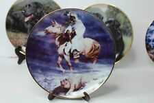 Royal Doulton Spirit of the Winter Wind Hermon Adams plate w certificate RA2755 picture