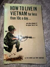 Rare May 1968 Print How To Live In Vietnam for less than 10 Cents a Day  picture