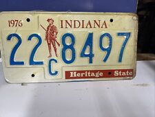 Vintage 1976 Indiana License Plate - Crafting Birthday MANCAVE slf picture