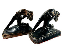 BEAUTIFUL Art Deco 1920's 30's Nude Woman Bookends STUNNING picture