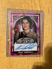 2024 Leaf Pop Century - Neve Campbell - Pink Crystal Auto #d 7/7 picture