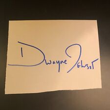 DWAYNE JOHNSON AUTHENTIC HAND SIGNED SIGNATURE AUTOGRAPH + COA picture
