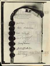 1925 Press Photo Image of the Locarno Treaty with signatures - nei51347 picture