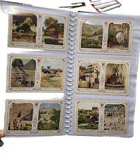 Vintage Double View PostCards, Lot of 54, Sights Around the World, Early 1900's picture