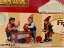 Lemax ~ 2006 ~ Elves at Work Building Toys ~ 2 Pieces ~ #62219 picture