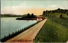 1907, THE FILL AT RESERVOIR D, LAKE MAHOPAC, NY.. POSTCARD. SZ9 picture