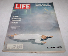 Vtg Life Magazine APRIL 22, 1966 Vietnam War BUDDHIST REVOLT Great Ads picture