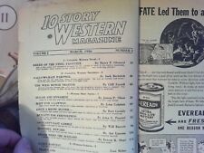 💎 10 Story Western Magazine Vol 1. No. 3 Mar 1936 RARE Vintage Pulp Western 💎 picture