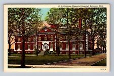 Ravenna OH-Ohio, Robinson Memorial Hospital, Antique, Vintage Souvenir Postcard picture