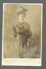 RPPC c1910 WOMAN AMPUTEE Handicap Handicapped MISSING RIGHT ARM Young Girl  picture