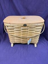 Vintage Peterboro Large Picnic Basket - Brand new with tags - Never Used RARE picture