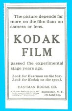 1906 KODAK FILM Rochester, N.Y. Eastman PRINT AD camera picture