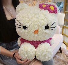 Hello Kitty Flowers Bouquet Handmade New Kawaii Cute Gift  picture