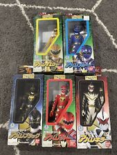 Bandai Sentai Hero-Series Abaranger- Soft Vinyl Figure Set Of 5 Box 1 has tear picture