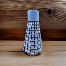 Pier 1 Imports Tapered Rustic White W/Raised Webbing Pottery Vase 11