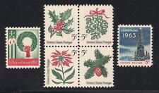 FIRST U.S. CHRISTMAS STAMPS 1962-1963-1964 - MINT CONDITION picture