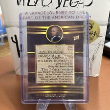 Pieces Of The Past 2022 Alexander Hamilton Newspaper Relic🔥🇺🇸 picture
