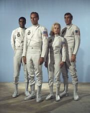 Planet of the Apes Charlton Heston & Astronauts rare pose Vivid Color 8x10 Photo picture