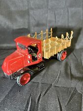 TEXACO:  1:32 SCALE DIE CAST BANK 1918 AC BULLDOG FLATBED TRUCK WITH KEY picture