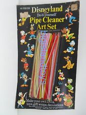 Disneyland Pipe Cleaner Art Set WALT DISNEY 40 PCS #1P No.5632 1960s Larami picture