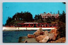 Excursion Boats Tour Channels St Lawrence River 1000 Islands NY Postcard PM WOB picture
