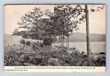 South Wolfeboro NH-New Hampshire, Tents On Shore Rust Pond, Vintage Postcard picture