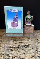 Young’s Inc Treasures of The Heart African American Child Father Figurine #25896 picture