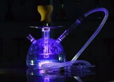 Acrylic Hookah Set With Everything Bubble Portable Hookah With Led Lightning picture