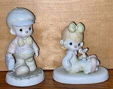 Precious Moments Lot Of 2 Figurines-Excellent-No Boxes picture