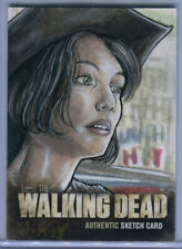 2012 Walking Dead Season 2 Sketch Card Maggie by Mike Babinski AP picture