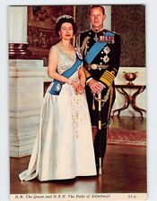 Postcard H.M. The Queen and H.R.H. The Duke of Edinburgh picture