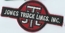 Jones Truck Lines, Inc. JTL driver/employee patch 2 in dia X 4 picture