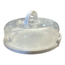 Cake Carrier with Lid Cake Carrying Case Round Cake Pie Cupcake Keeper Container picture