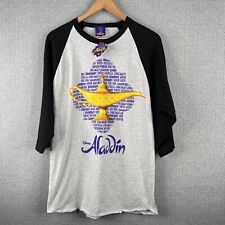 Disney Aladdin The Broadway Musical Shirt Adult Medium M Raglan Tee New picture