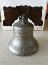 large Liberty Bell ceramic coin bank picture