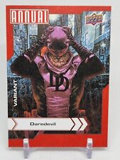 2022-23 Upper Deck Marvel Annual #21 Daredevil Canvas Variant Card picture