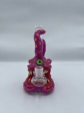 Monster Octopus Colorful Glass Bong Purple Tentacles Beaker Pipe Unique Thick picture