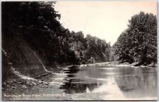 Ashtabula Ohio, 1906 River View, Nature, Black & White, RPPC, Vintage Postcard picture