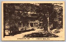 Postcard B 317, Esmeralda Inn Chimney Rock, NC, Post Marked 9/1/1938 picture
